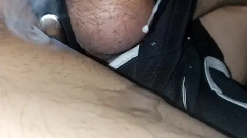 Group of Guys Cumming Together in Party