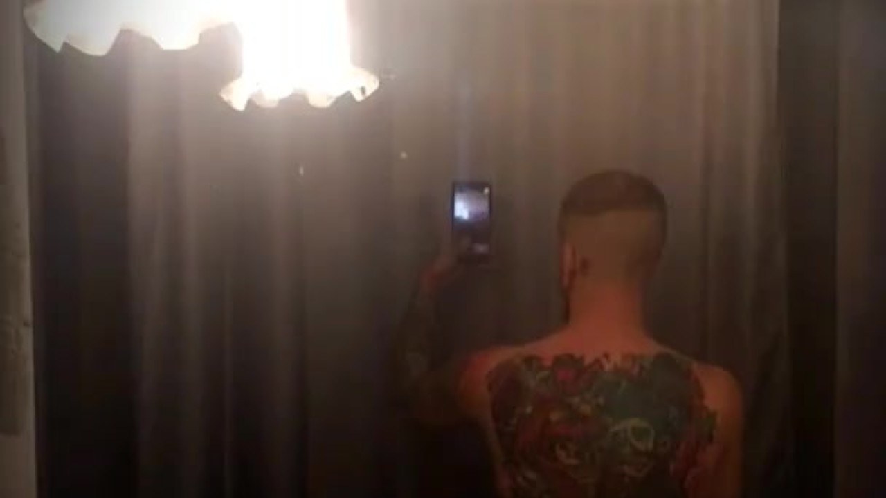 Guy Flashes His Butt Outside