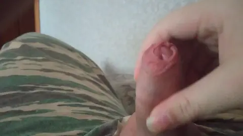 Small Dick Masturbation Ends in Juicy Ejaculation