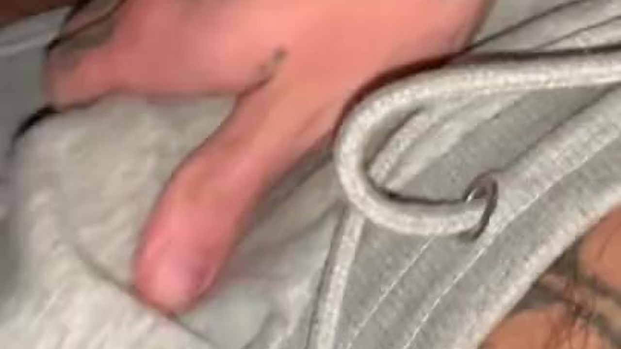 Solo Guy Strokes Growing Cock to Climax