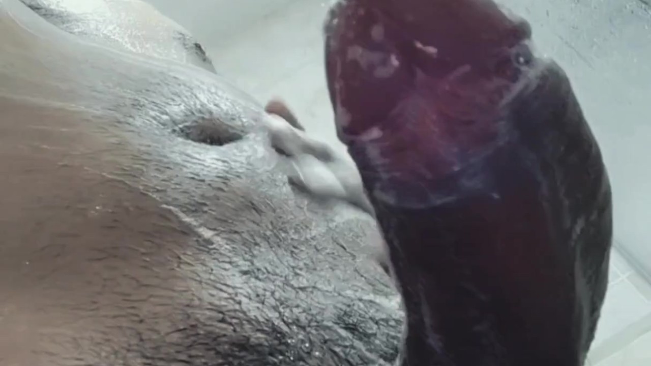 Guy Jerks Off in Shower with Soapy Hands