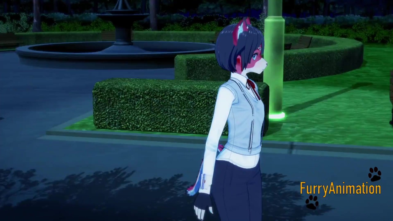 Furry Cat Character Nil in Gay Anime Action
