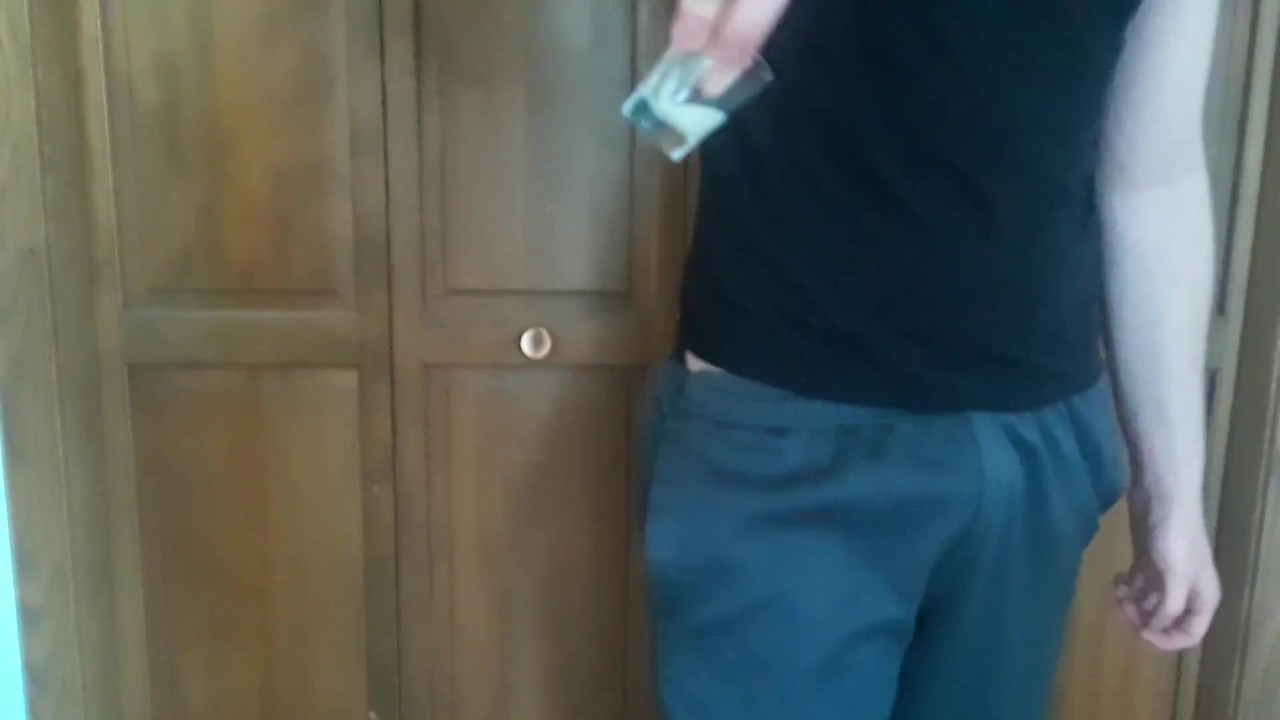 Guy Drinks Own Cum from Shot Glass