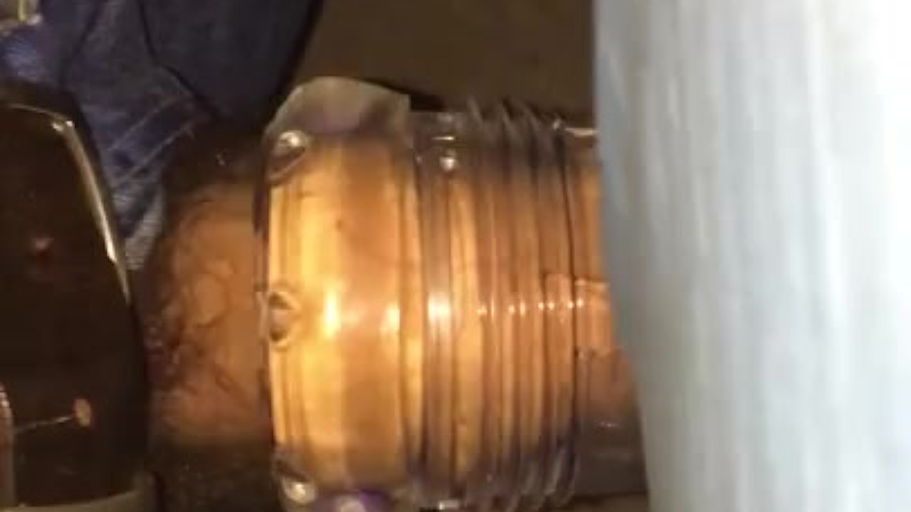 Guy Masturbates with Fleshlight
