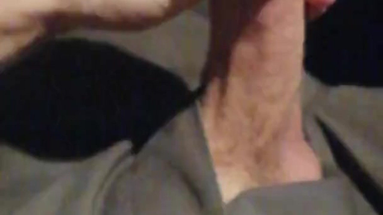 Uncut Cock Cums on Work Clothes
