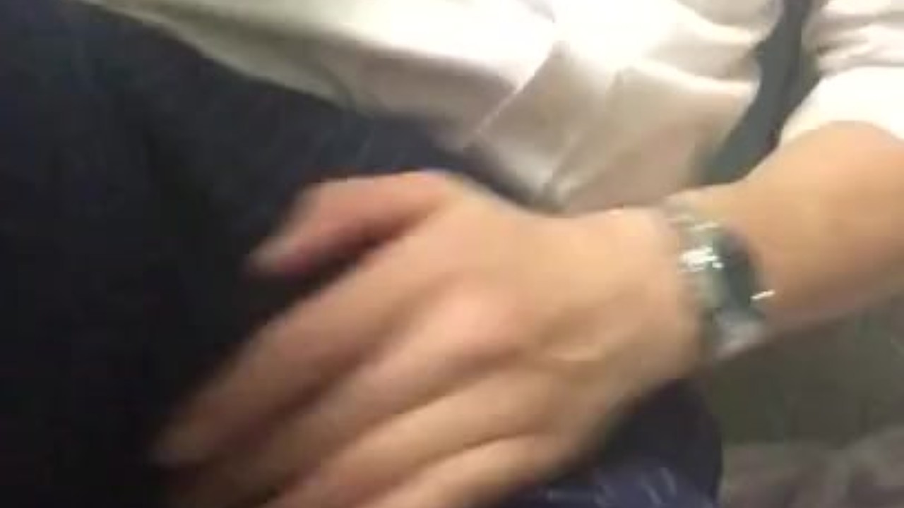 Japanese Guy Gets Teased Between Thighs