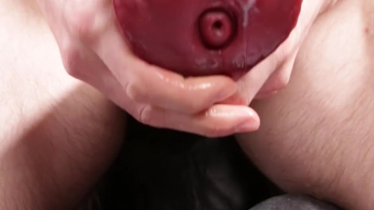 Gay Guy Cums Using Bad Dragon Chance Dildo