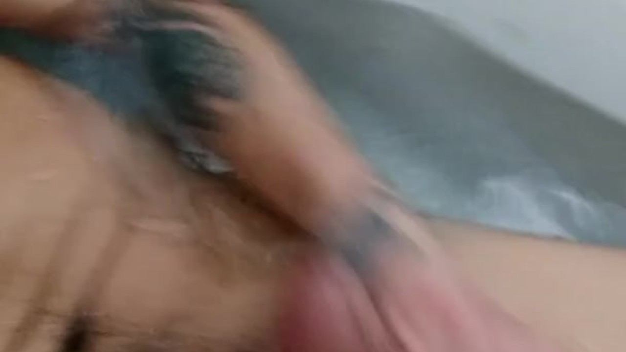 Huge Cock Masturbation in Bathtub
