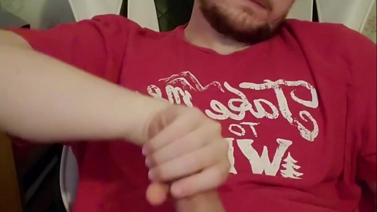 Solo Guy Strokes His Big Dick
