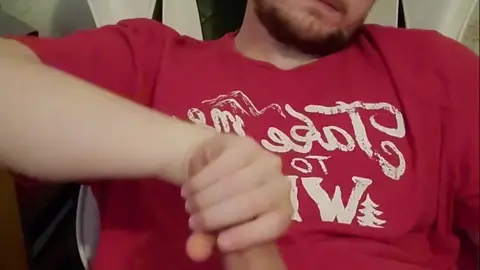 Solo Guy Strokes His Big Dick