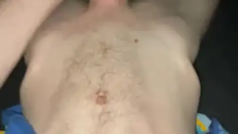 Guy Masturbates to Cumshot Explosion