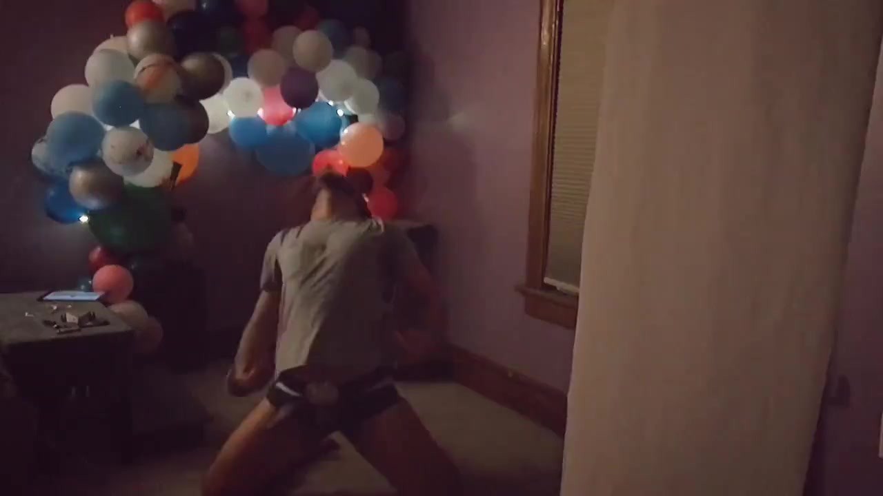 Gay Guy Dances to Music