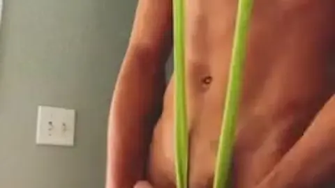 Gay Amateur Shows Off on Camera