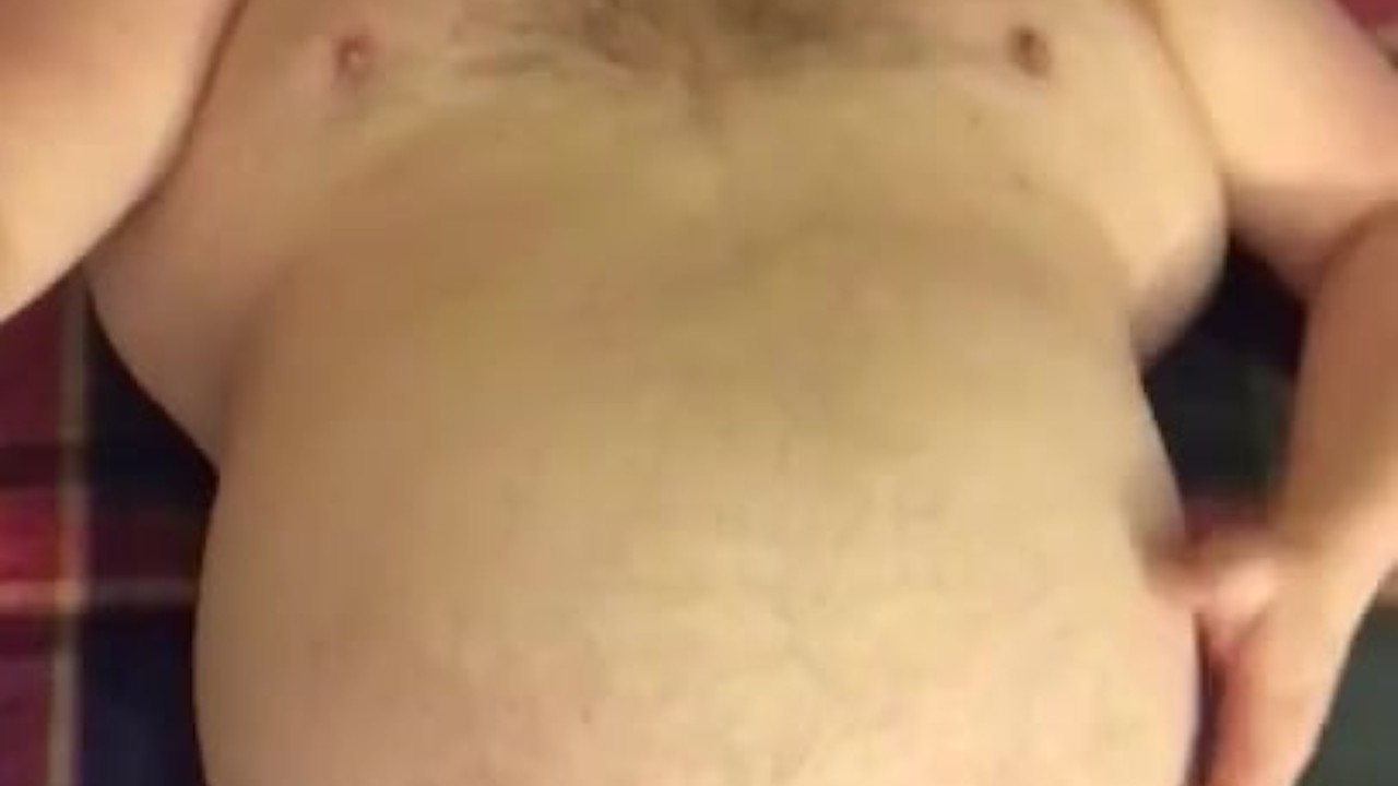 Gainer's Belly Play: Lying Down Fetish