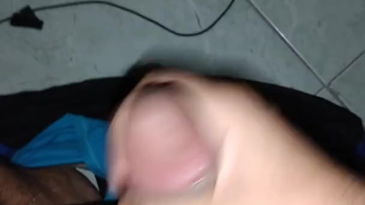 Horny Guy Masturbates with Dripping Wet Pants