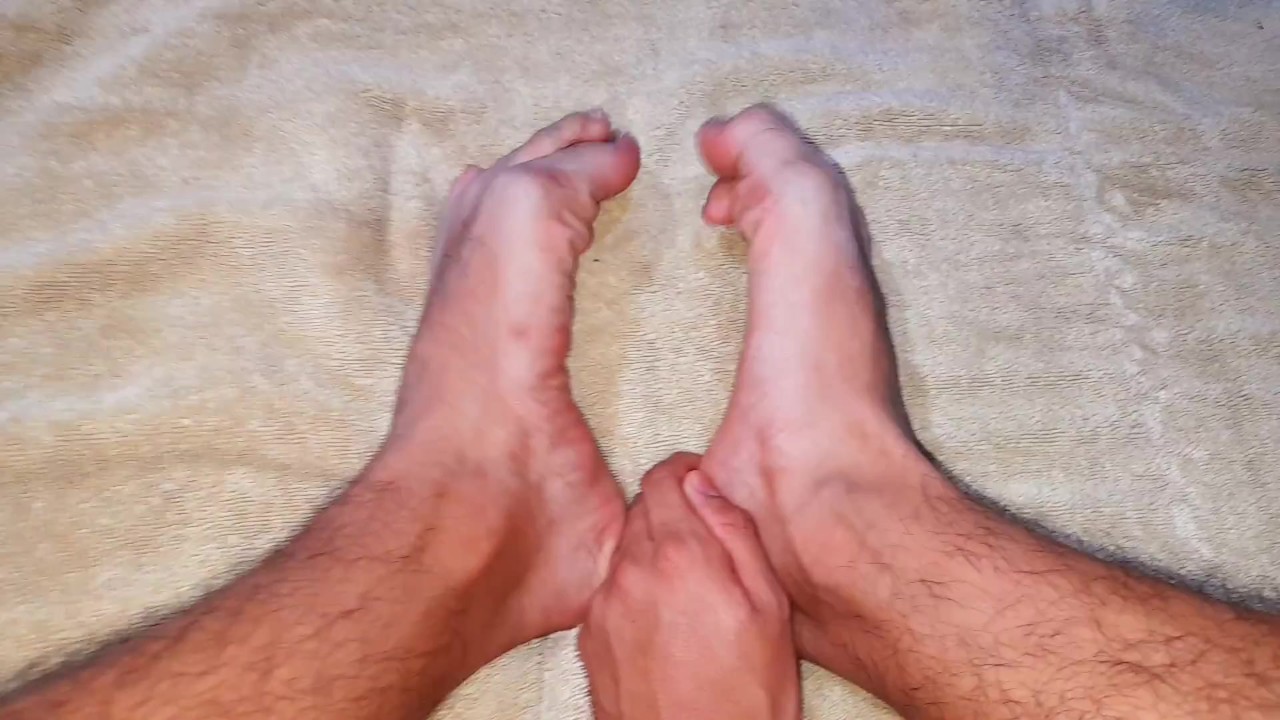 Gay Foot Fetish Scene with Erotic Footplay