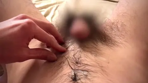 Japanese Guy Cums Hard in Intense Position