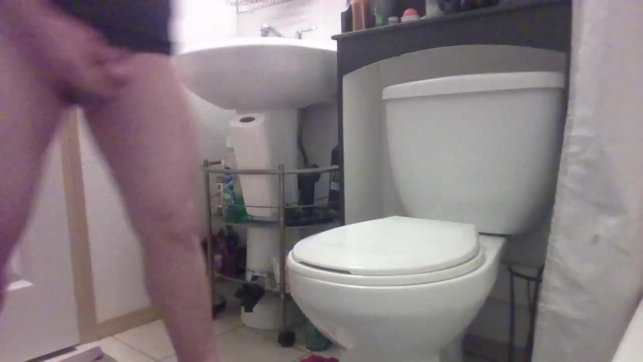 Guy Edges and Collects Cum Throughout the Day