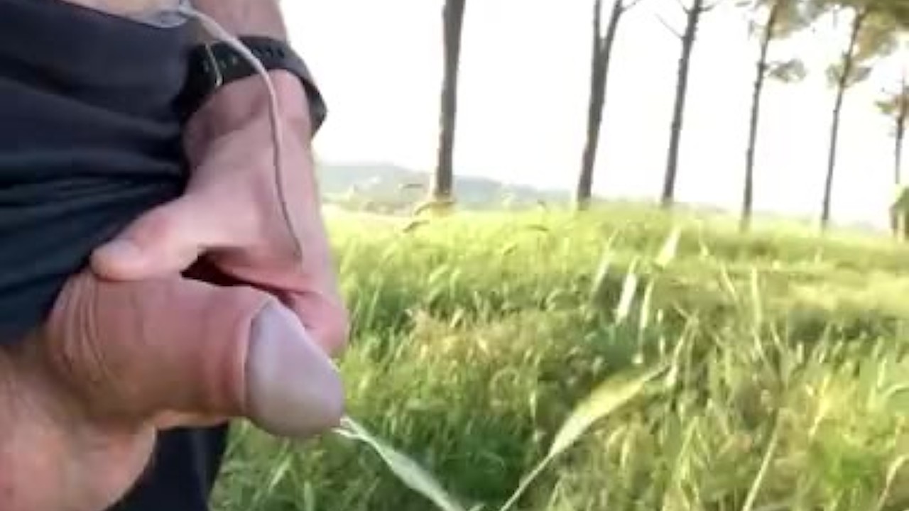 Gay Men Pissing Outdoors in Nature