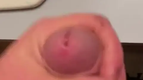 Guy Jerks Off for Quick Cum Before Shower