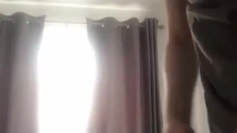 Guy Masturbates Standing Up Again