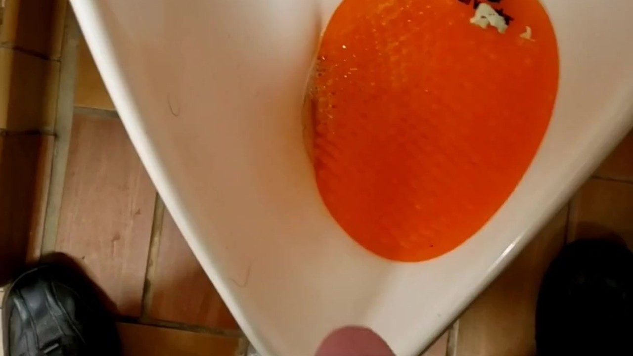 Hairy Ginger Exposes Himself in Public Restroom