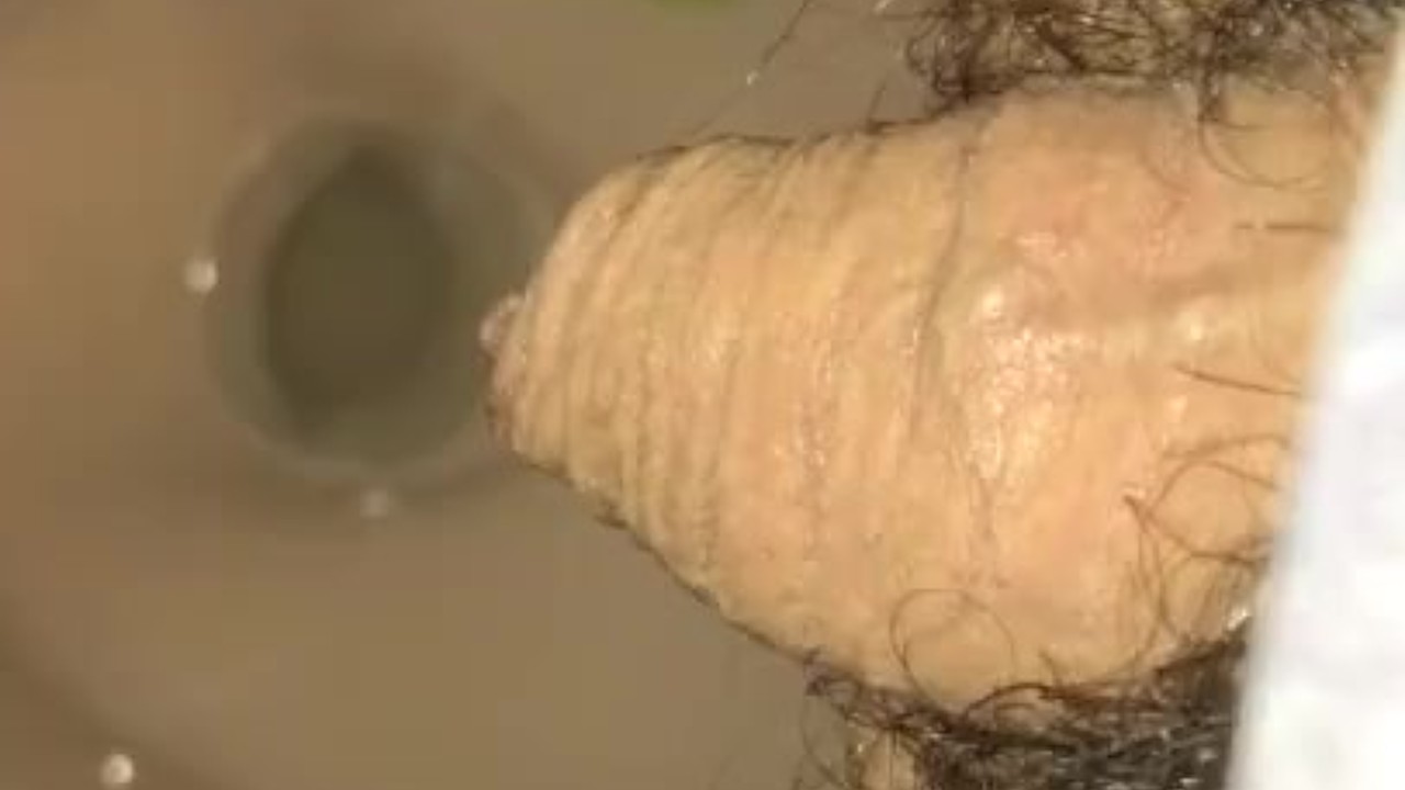 Gay Guy Pissing in Public Place