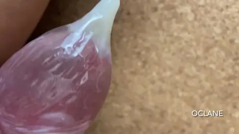 Guy Cums in Condom During Hardcore Sex