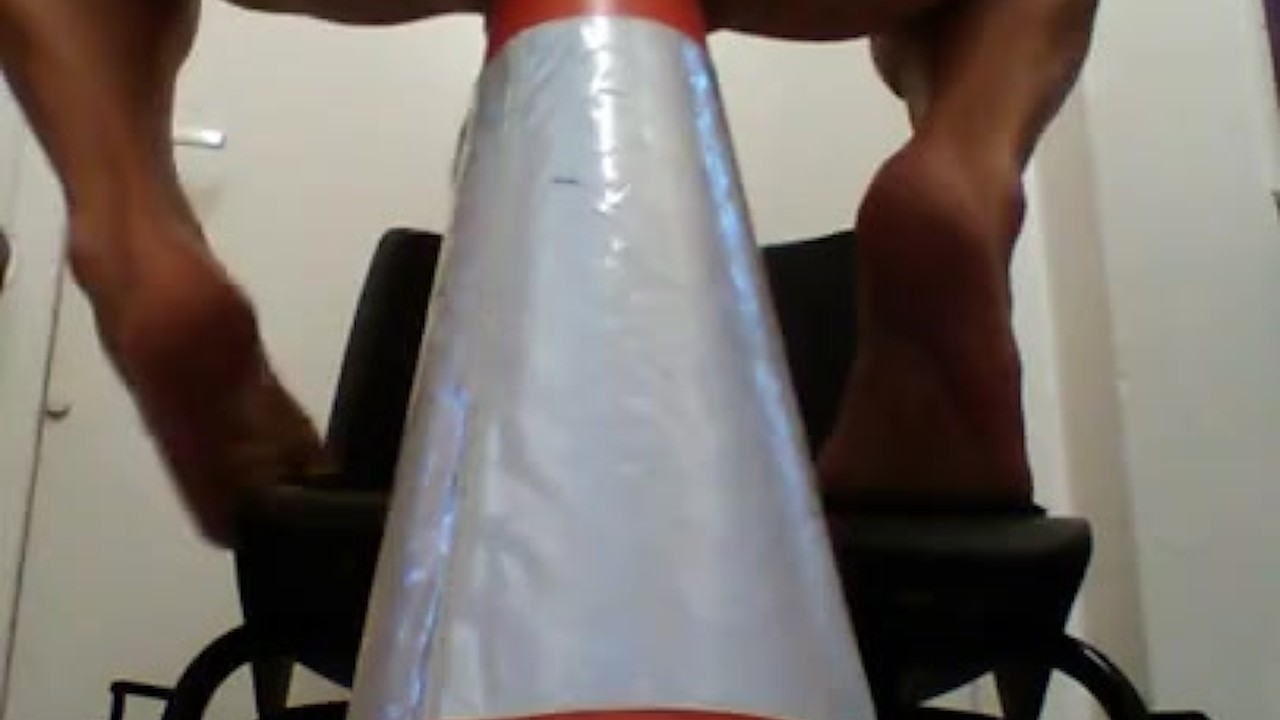 Anal Traffic Cone Fucking with Extreme Penetration