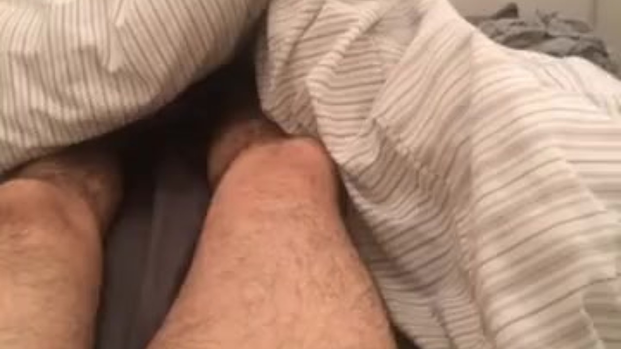Hairy Legged Man Shows Off His Body
