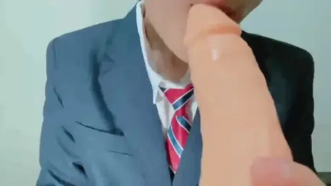 Japanese Teen Gives Slow Blowjob