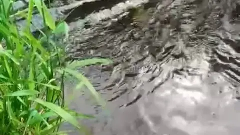 Jock Shoots Cum Over Water Outdoor