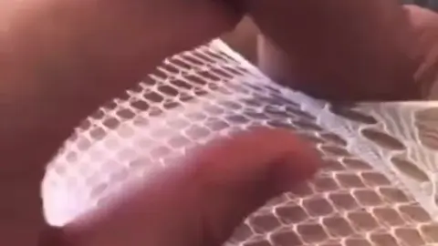 Guy in Fishnets Tease and Masturbate