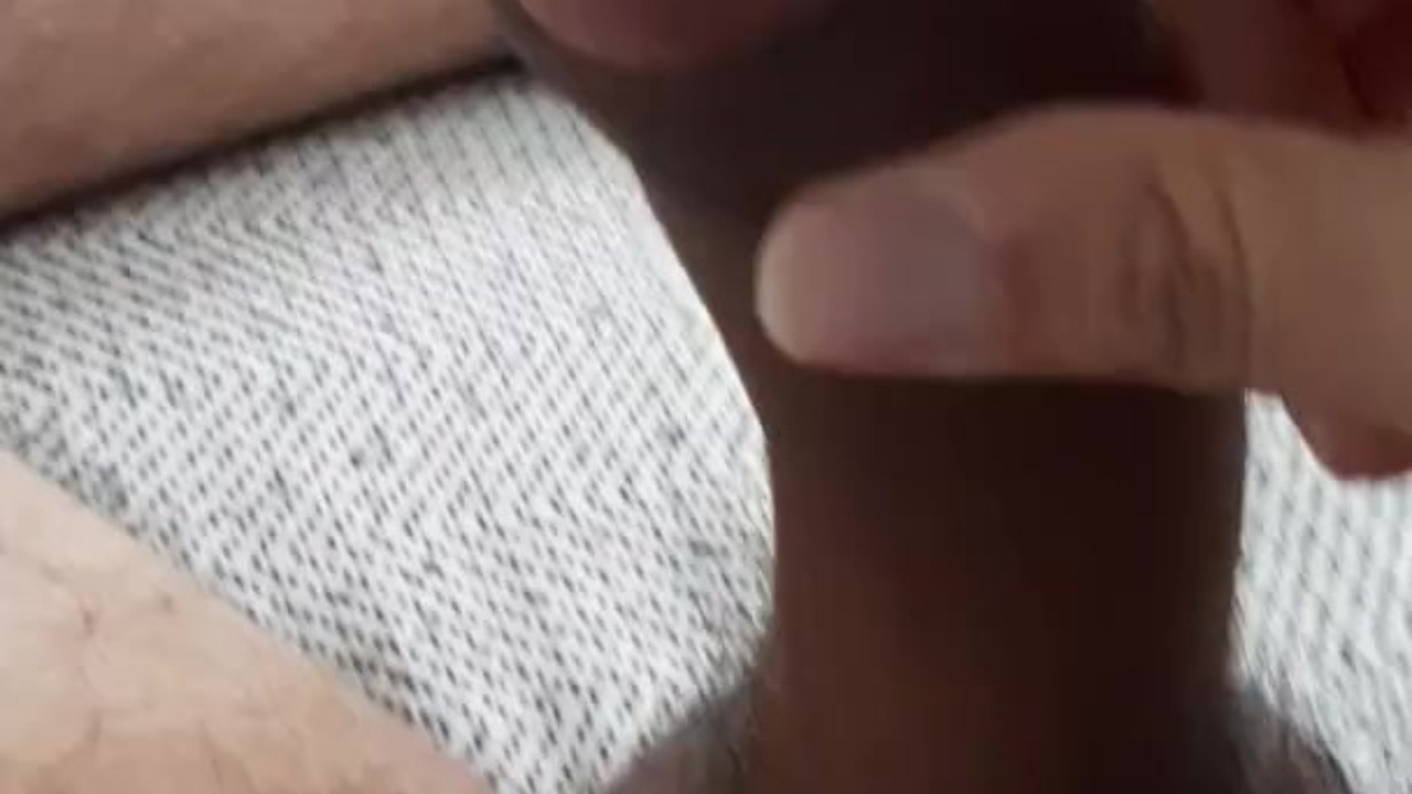 Horny Guy Jerks Off on the Couch