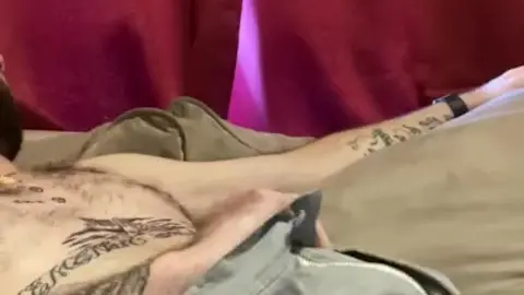 Solo Guy Strokes Hard Cock Thinking of You