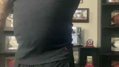 Hunky Guy Tears Off Shirt