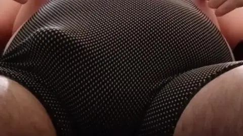 Chubby Guy in Singlet Strips and Masturbates to Orgasm