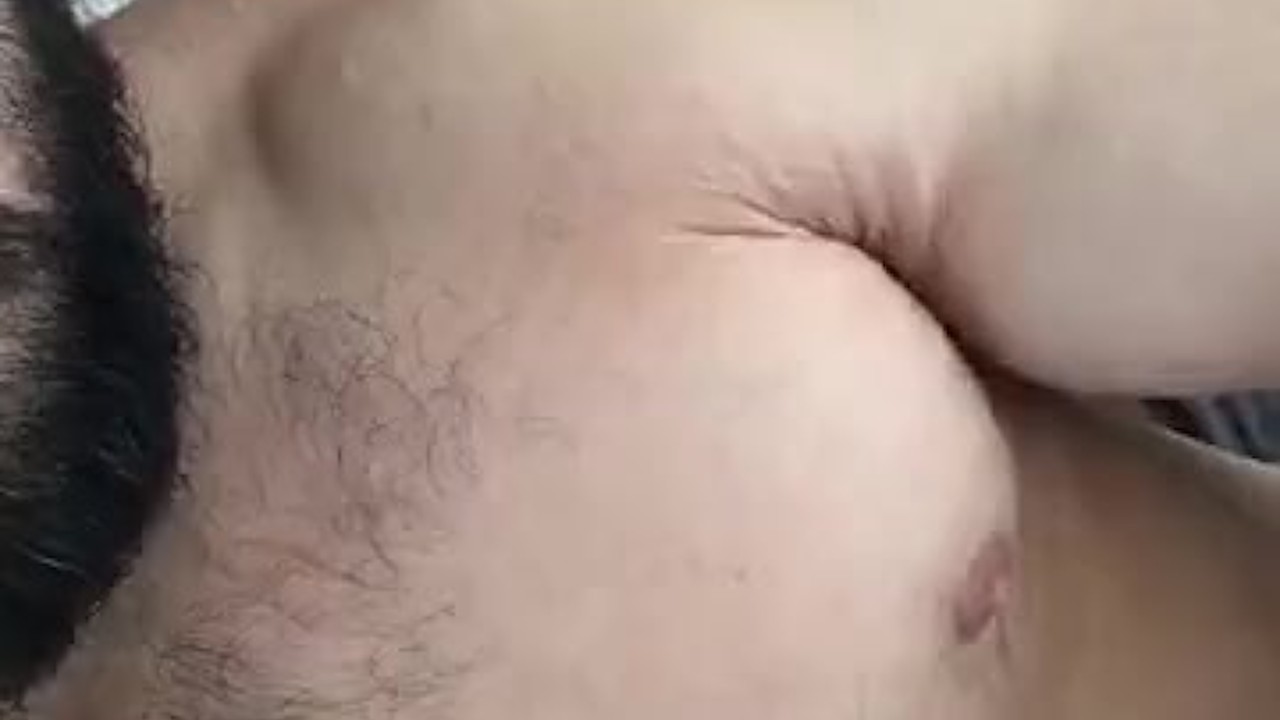 Hairy Bear Shows Off Muscles