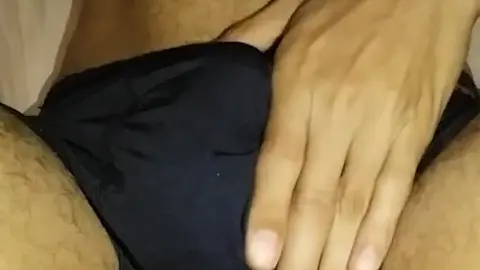 Guy Shows Off Cock Under Covers