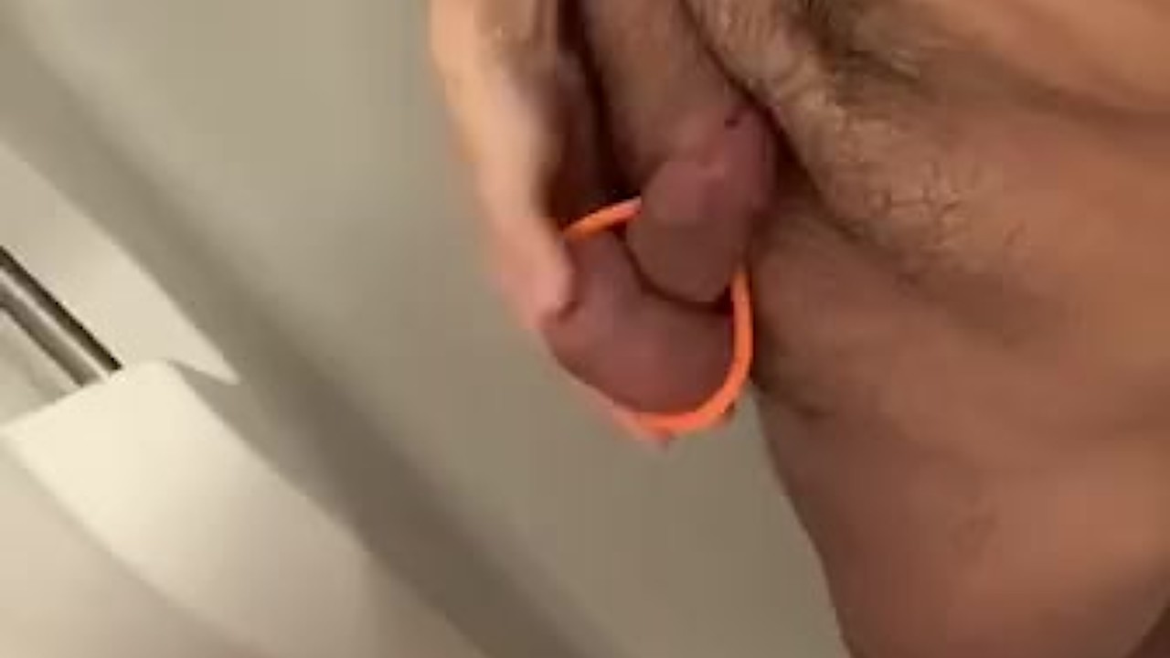 Twink Pup Plays Solo in Shower