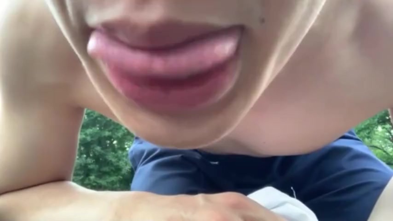 Korean Guy Masturbates Shirtless Outdoors