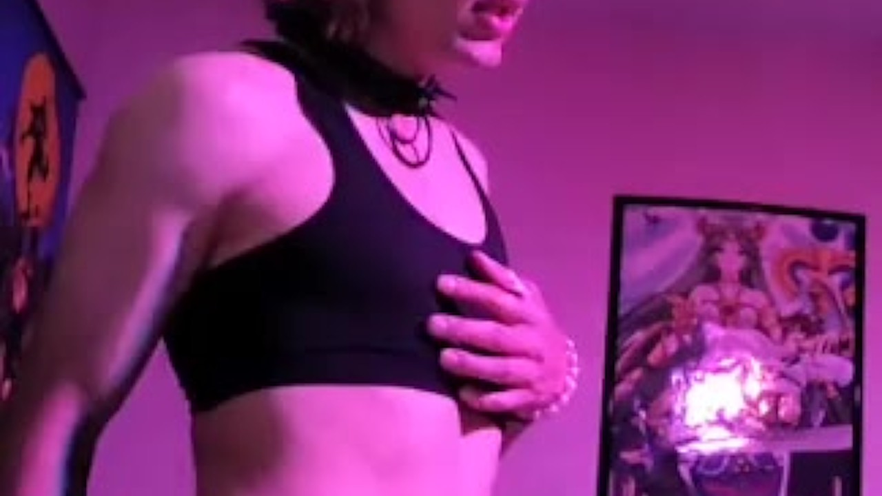 Femboy Dances in Rave Style