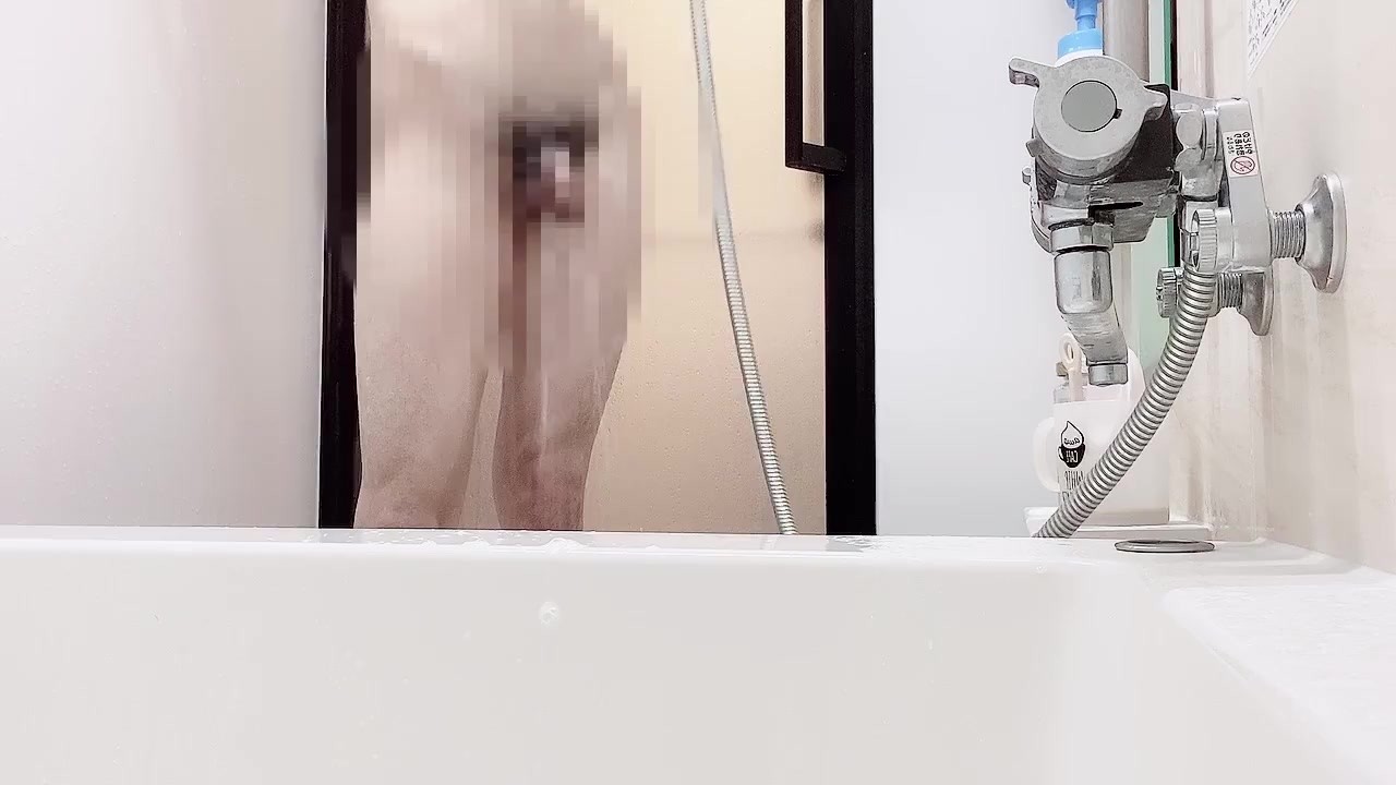 Handsome Man Showered and Spied On