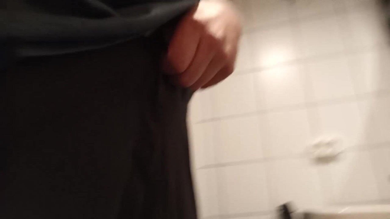 Public Toilet Pissing POV Scene