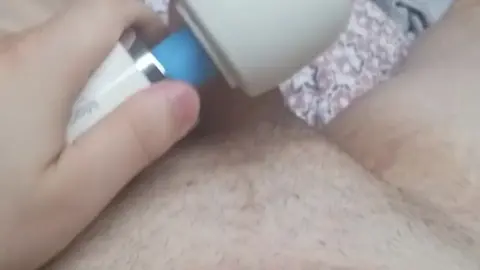 Vibrator Induces Massive Cumshot