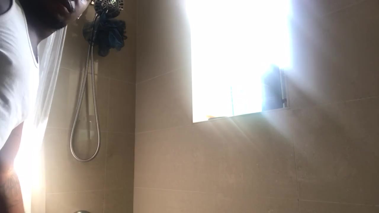 Guy Gets Soap and Water Massage in Shower
