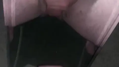 Guy Jerks Off in Front of Mirror