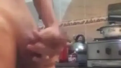 Latin Guy Fucks in Kitchen