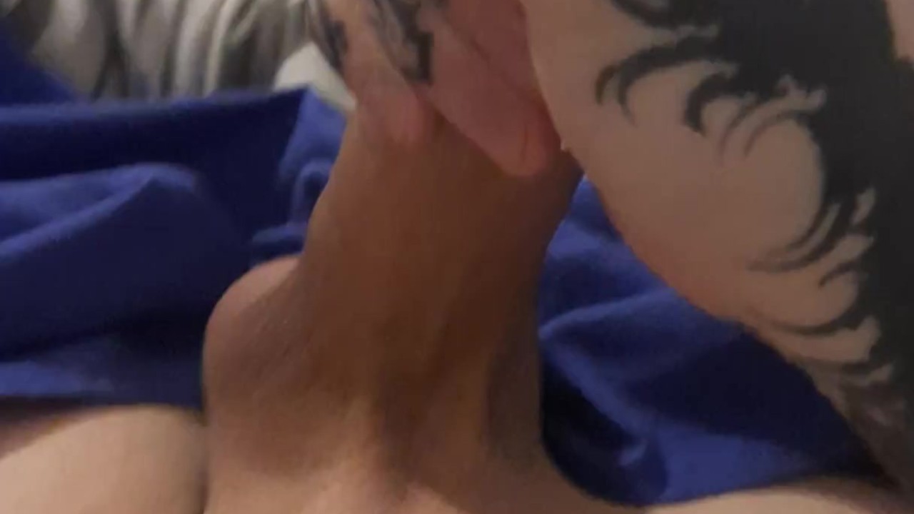 Pierced Cock Handjob Session