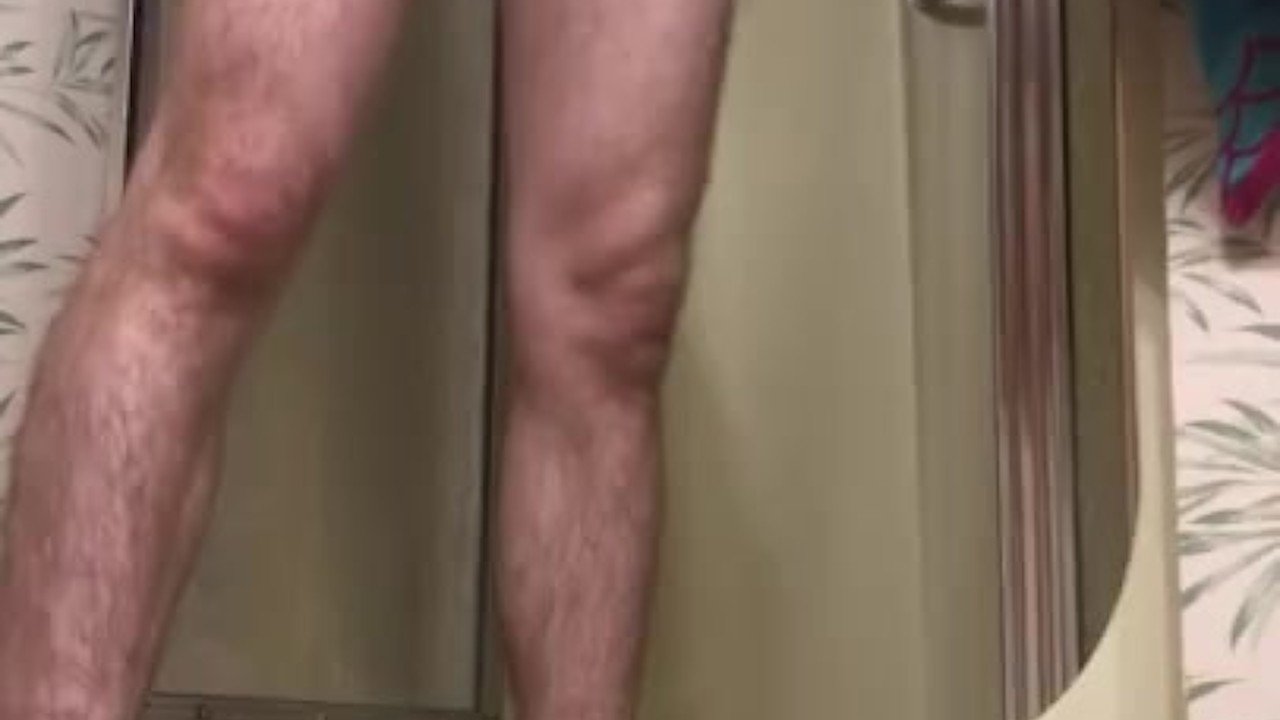 Gay Shower Sex with Big Dildo